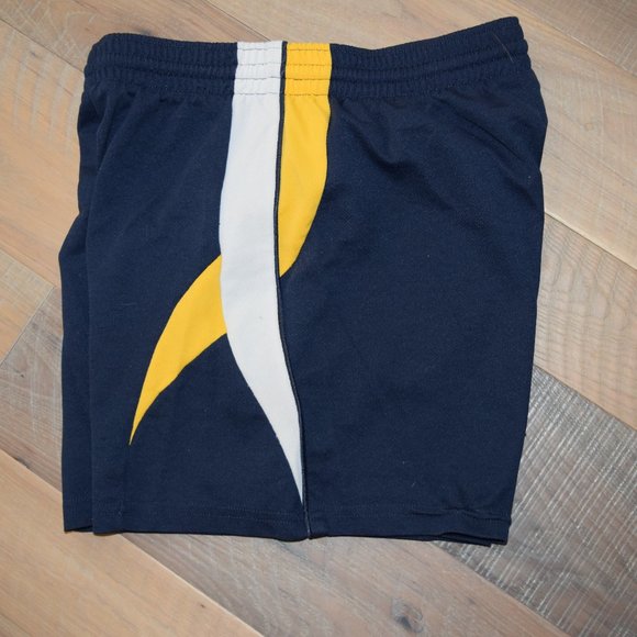 Vtg Teamwork Athletic Apparel Double Needle SHORTS Men’s S Michigan Color Block - Picture 8 of 9
